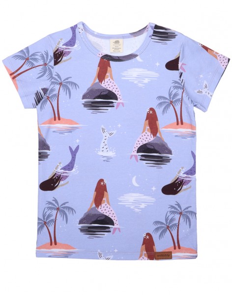 T-Shirt mit Meerjungfrauen-Print von Walkiddy Vorderseite