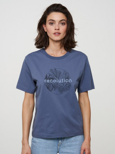 T-Shirt mit Print, blau von Recolution 1