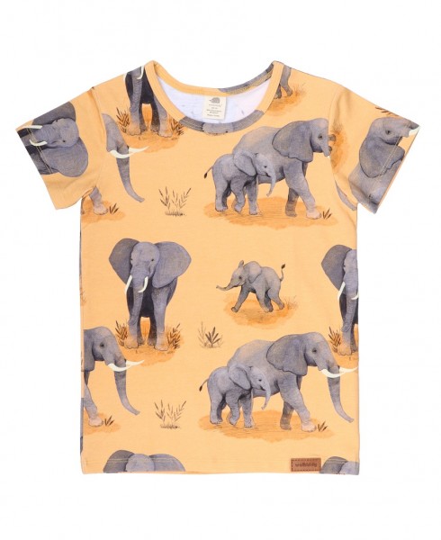 T-Shirt mit Elefanten-Print von Walkiddy Vorderseite