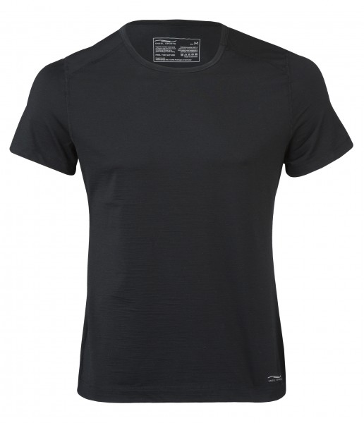 Sport-Shirt kurzarm, Regular fit, black, Stadelmann Natur