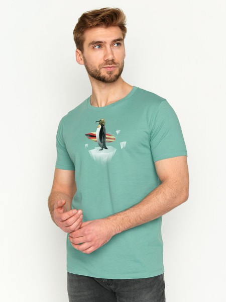 T-Shirt mit Pinguin-Print, marineblau von Greenbomb 1