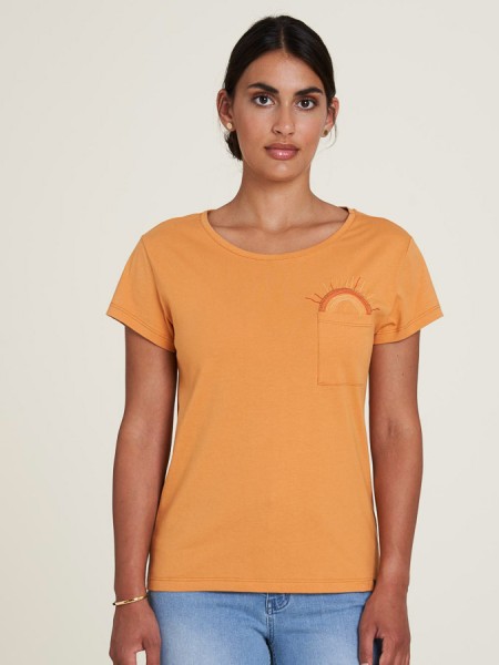 T-Shirt aus Bio-Baumwolle, gelb von Tranquillo 1