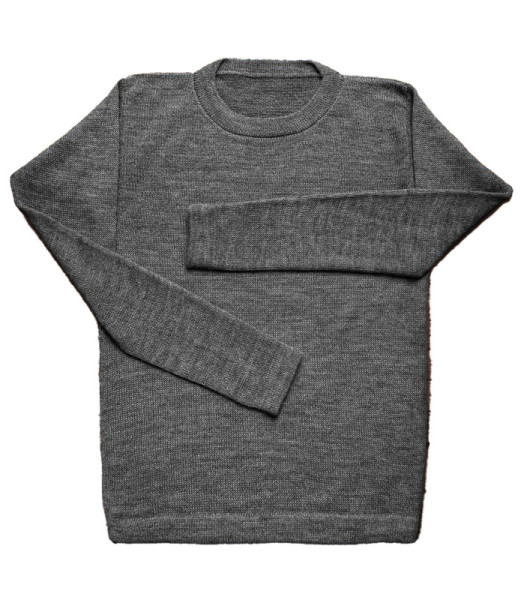 Pullover für Männer aus 100% Alpakawolle stone grey 1