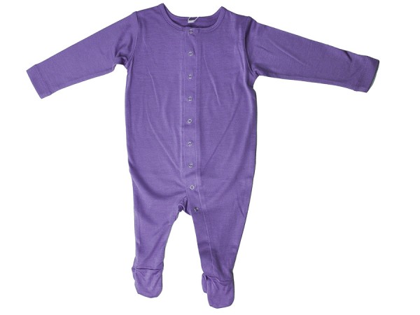 Langarm-Schlafanzug für Babys, lilac von kokon zwo 1