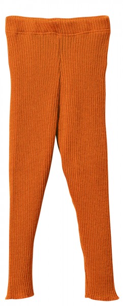 Strick-Leggings, orange von Disana
