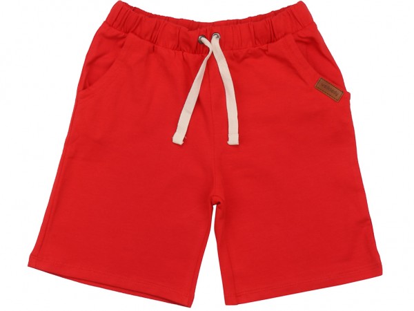 Shorts für Babys, rot von Walkiddy Vorderseite