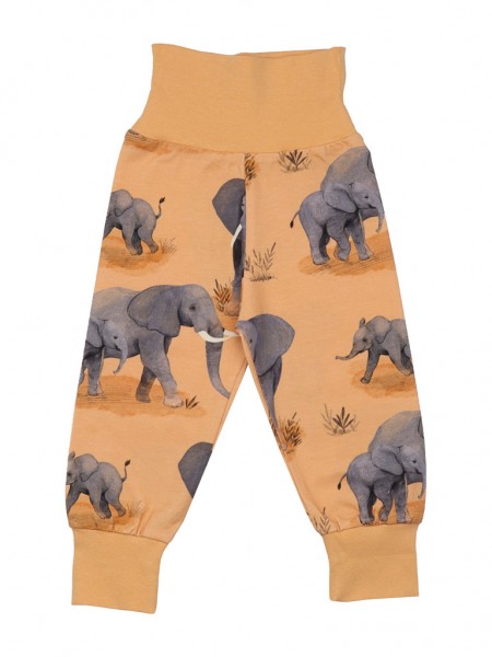 Pants für Babys mit Elefanten-Print von Walkiddy Vorderseite