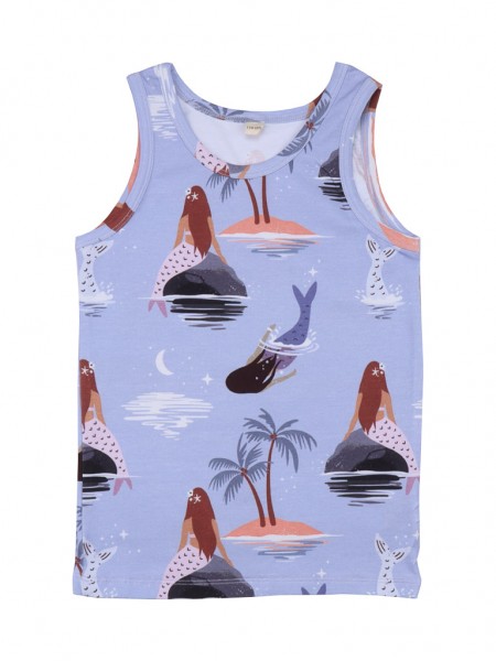 Unterhemd mit Meerjungfrauen-Print von Walkiddy Vorderseite