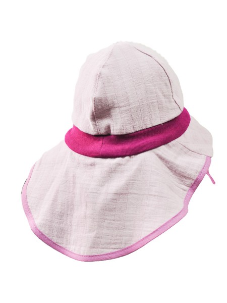 Strick-Nackenschutz mit Bindebändern, rosa/pink von Pickapooh 1